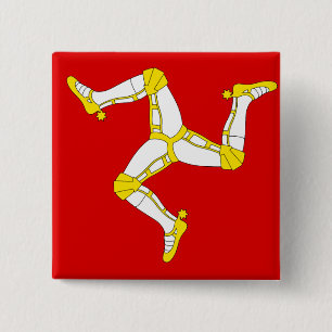 Badge Carré 5 Cm Île de l'homme