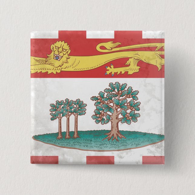 Badge Carré 5 Cm Île-du-Prince-Édouard (Devant)