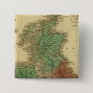 Badge Carré 5 Cm Îles britanniques 4