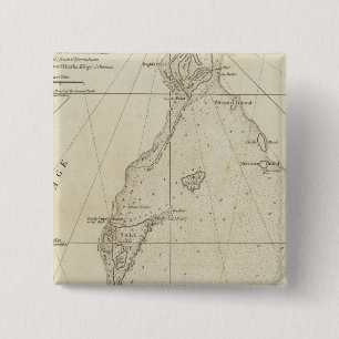 Badge Carré 5 Cm Îles Turks