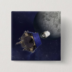 Badge Carré 5 Cm Illustration de l'artiste