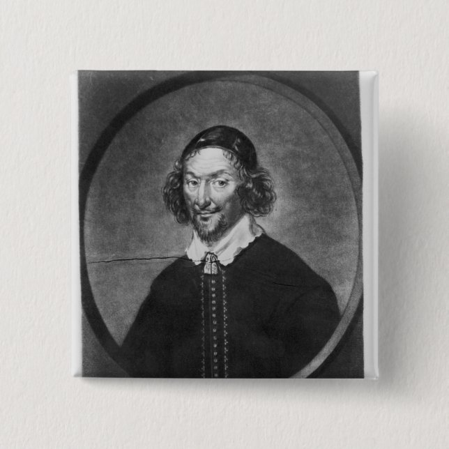 Badge Carré 5 Cm Illustration de William Prynne (Devant)