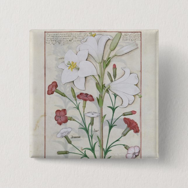 Badge Carré 5 Cm Illustration du 'livre de simple (Devant)