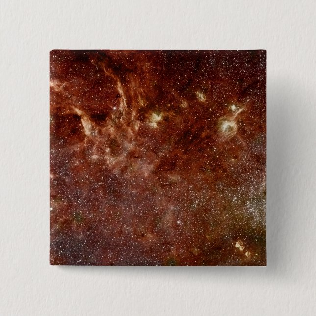 Badge Carré 5 Cm Image infrarouge (Devant)