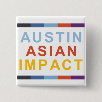 Badge Carré 5 Cm Impact asiatique d'Austin