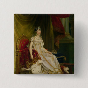 Badge Carré 5 Cm Impératrice Josephine 1808