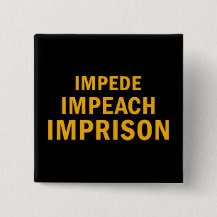 Badge Carré 5 Cm Imputer, Imputer, Emprisonner