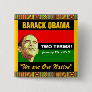 Badge Carré 5 Cm Inauguration 2013 présidentielle