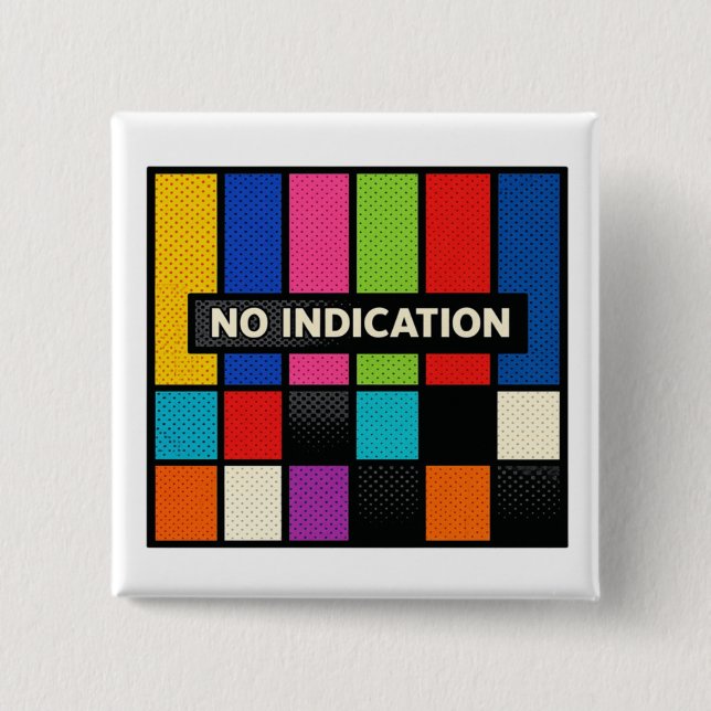 BADGE CARRÉ 5 CM INCROYABLE AUCUNE INDICATION  (Devant)