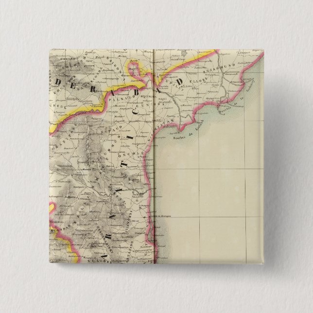 Badge Carré 5 Cm Inde 103 (Devant)