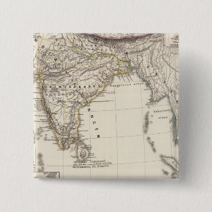 Badge Carré 5 Cm Inde 3