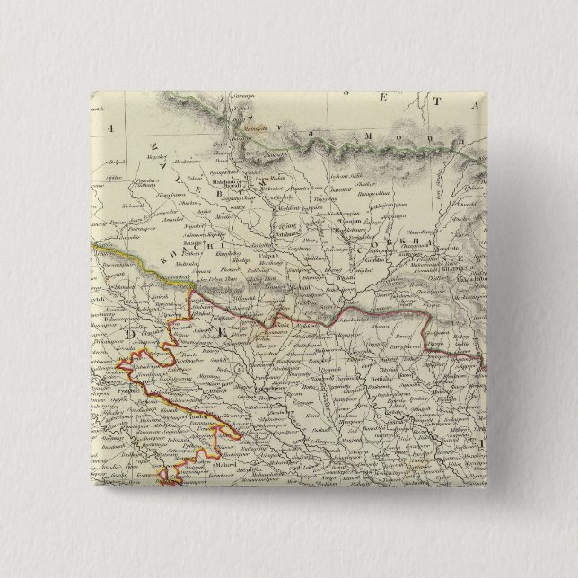 Badge Carré 5 Cm Inde X (Devant)