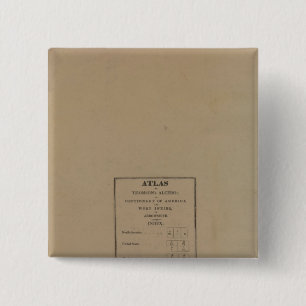 Badge Carré 5 Cm Index de l'Atlas