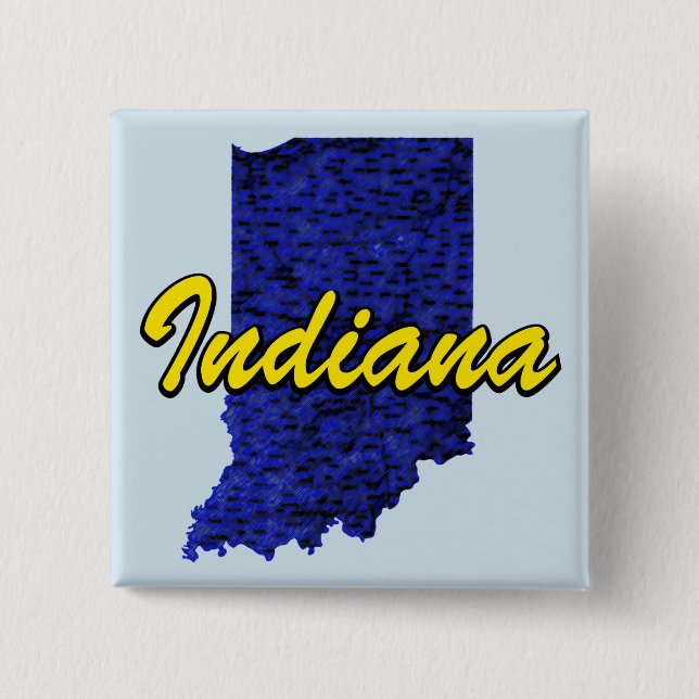 Badge Carré 5 Cm Indiana (Devant)