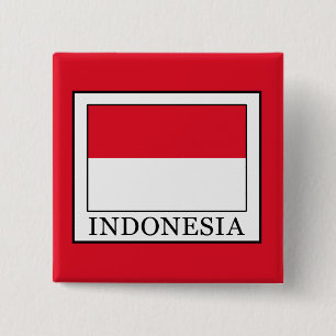 Badge Carré 5 Cm Indonésie