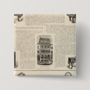 Badge Carré 5 Cm Ingrapham et Gamewell Company