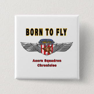 Badge Carré 5 Cm Insigne de l'escadron Acorn