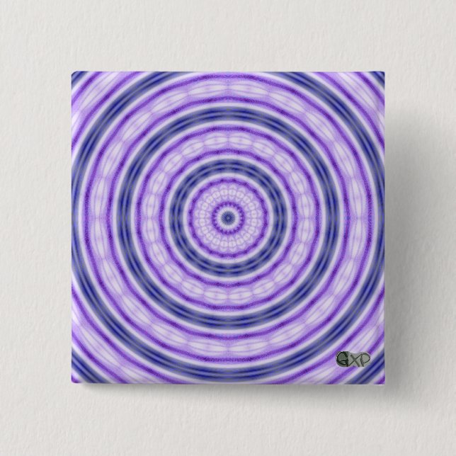 Badge Carré 5 Cm Insigne de torsion violette (Devant)