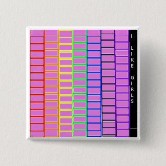 Badge Carré 5 Cm Insigne lesbien