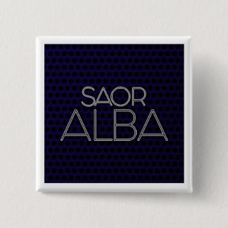 BADGE CARRÉ 5 CM INSIGNE "SAOR ALBA
