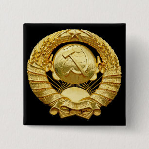 Badge Carré 5 Cm Insigne soviétique/communiste de mémorial de