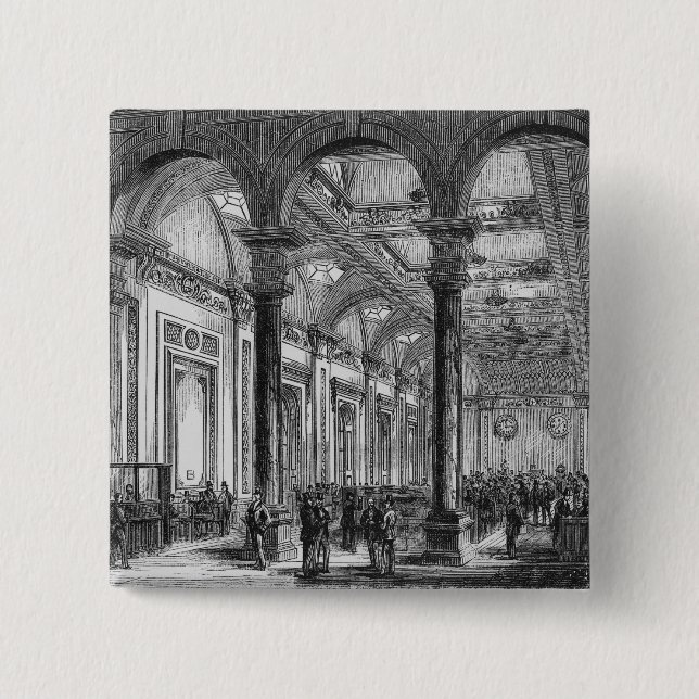 Badge Carré 5 Cm Intérieur de Lloyd de Londres (Devant)