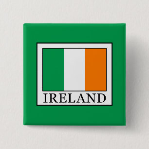 Badge Carré 5 Cm Ireland