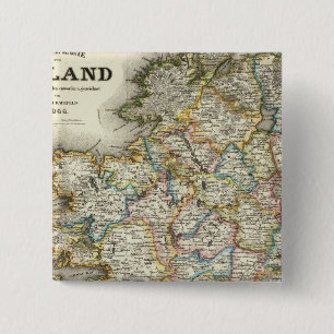 Badge Carré 5 Cm Irlande 13
