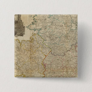 Badge Carré 5 Cm Irlande composite