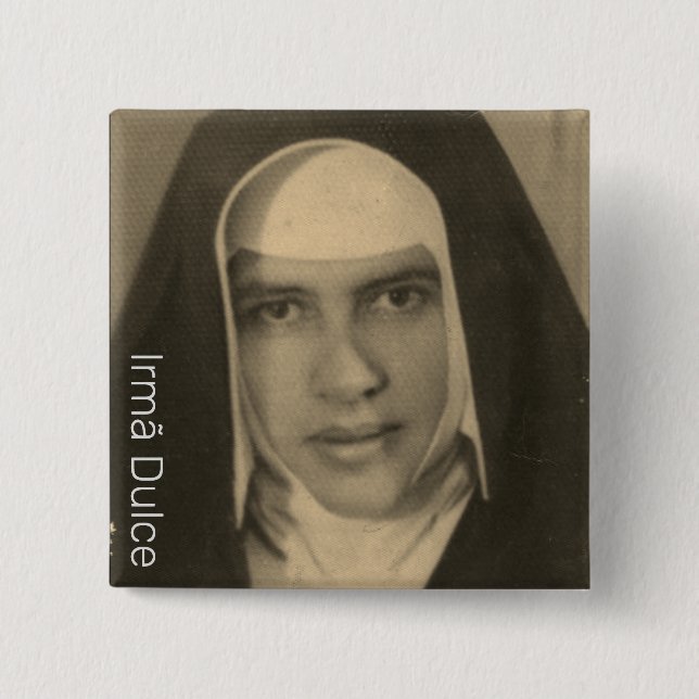 Badge Carré 5 Cm Irmã Dulce (Devant)
