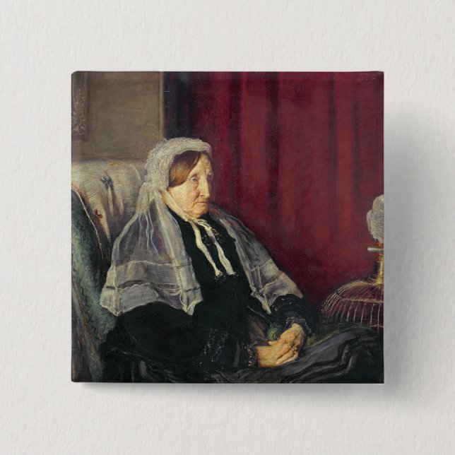 Badge Carré 5 Cm Isabella Heugh, 1872 (Devant)
