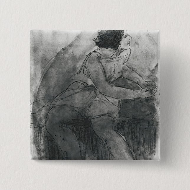 Badge Carré 5 Cm Isadora Duncan (Devant)