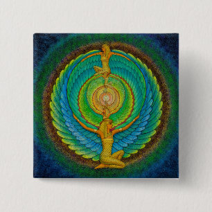Badge Carré 5 Cm ISIS infini