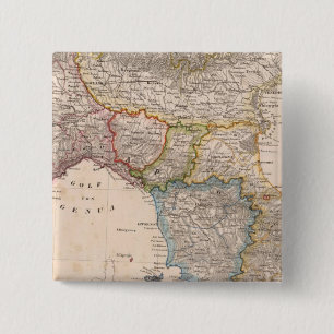 Badge Carré 5 Cm Italie 15