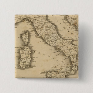 Badge Carré 5 Cm Italie 18