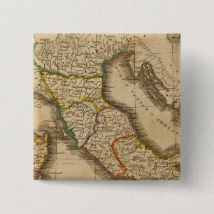 Badge Carré 5 Cm Italie 20