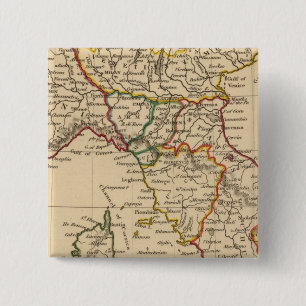 Badge Carré 5 Cm Italie du Nord