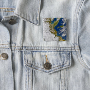 Badge Carré 5 Cm Italie Et Mer Adriatique.
