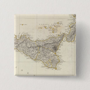 Badge Carré 5 Cm Italie III