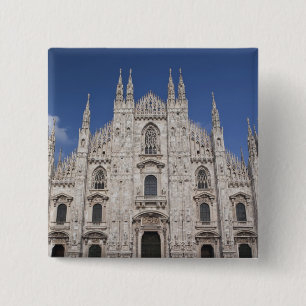 Badge Carré 5 Cm Italie, province de Milan, Milan. Cathédrale de Mi
