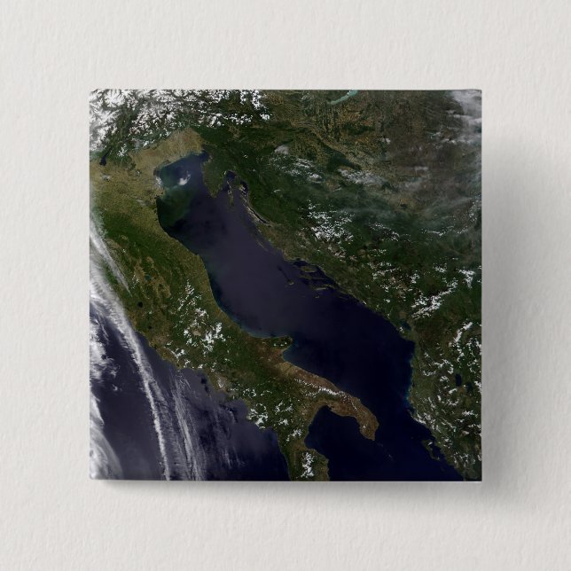 Badge Carré 5 Cm Italy (Devant)