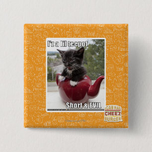 Badge Carré 5 Cm I'z un teepot de lil