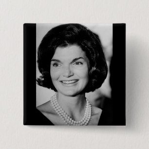 Badge Carré 5 Cm Jackie Kennedy