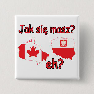 Badge Carré 5 Cm Jak Sie Masz ?