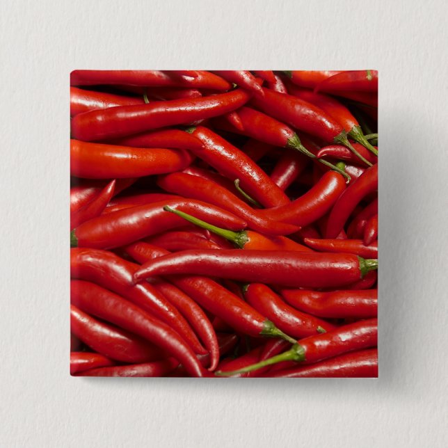 Badge Carré 5 Cm Jalapenos (Devant)