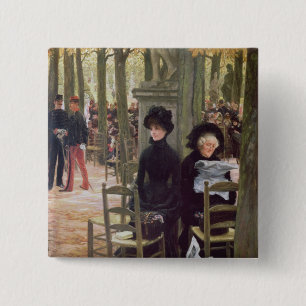 Badge Carré 5 Cm James Tissot sans dot, 1883-5