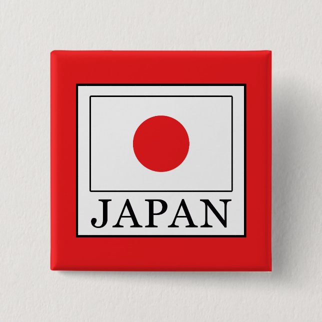 Badge Carré 5 Cm Japon (Devant)