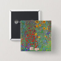 Jardin agricole de Gustav Klimt avec tournesols