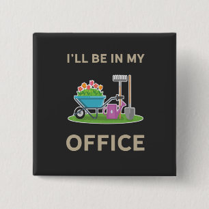 Badge Carré 5 Cm Jardinage