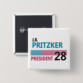 Badge Carré 5 Cm JB Pritzker 2028